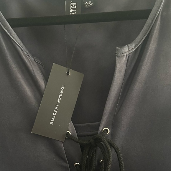 NWT Warrior Style Men's Patriot Patriotic Veteran Long Sleeve Shirt SOFT 2XL TTS - Picture 3 of 11